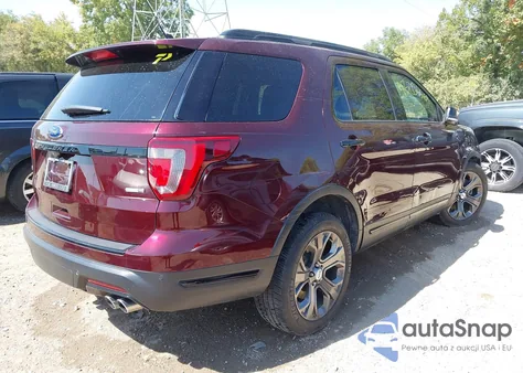 2018 Ford Explorer Sport from USA, damaged, VIN 1FM5K8GT1JGA53597